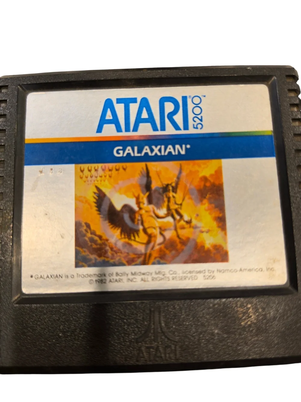 Atari 5200 Galaxian Game Cartridge Vintage 1982 Atari Untested